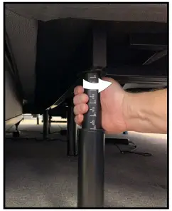 Rize Adjustable Height Legs Figure 2