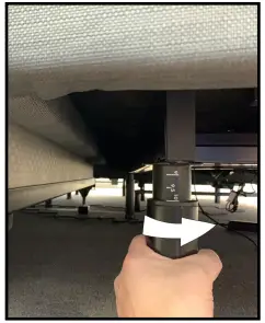 Rize Adjustable Height Legs Figure 3