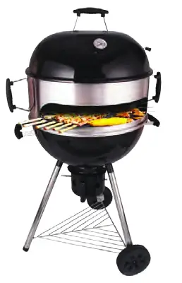 nutrichef SLAGP50 Portable Outdoor Charcoal BBQ Grill -