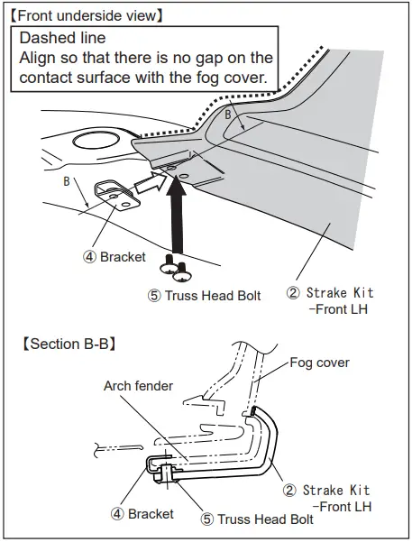 SUBARU E2410VC500 Strake Kit Front-fig10