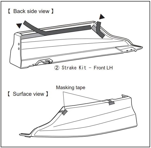 SUBARU E2410VC500 Strake Kit Front-fig6