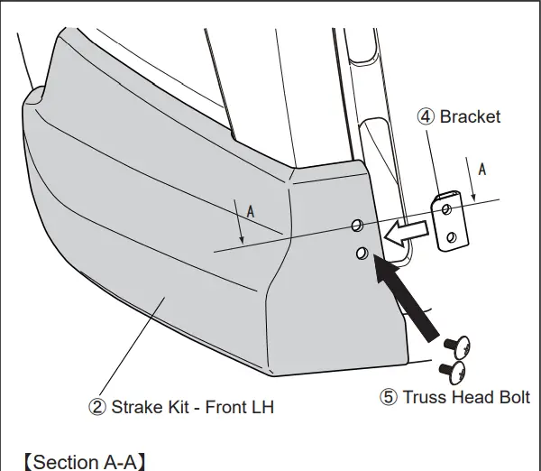 SUBARU E2410VC500 Strake Kit Front-fig8