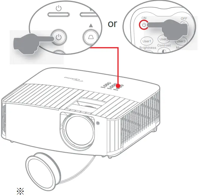 Optoma UHD35STx Short Throw 4K UHD Gaming A03
