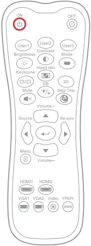 Optoma UHD35STx Short Throw 4K UHD Gaming A06