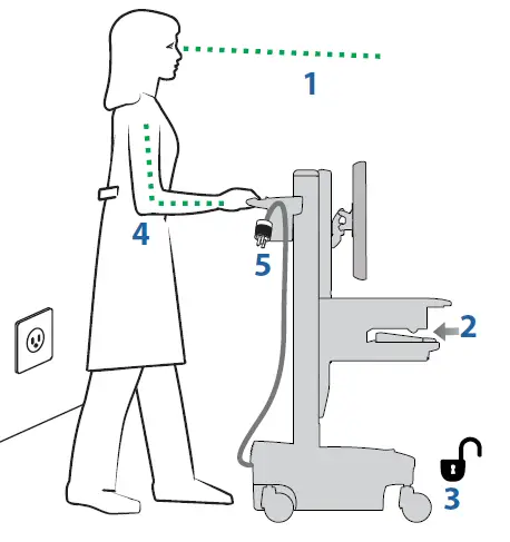 ergotron-SV42-6202-1-StyleView-Cart-with-LCD-Arm-fig-4