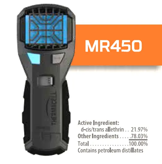 Thermacell Mr450 Mosquito Repellent User Manual