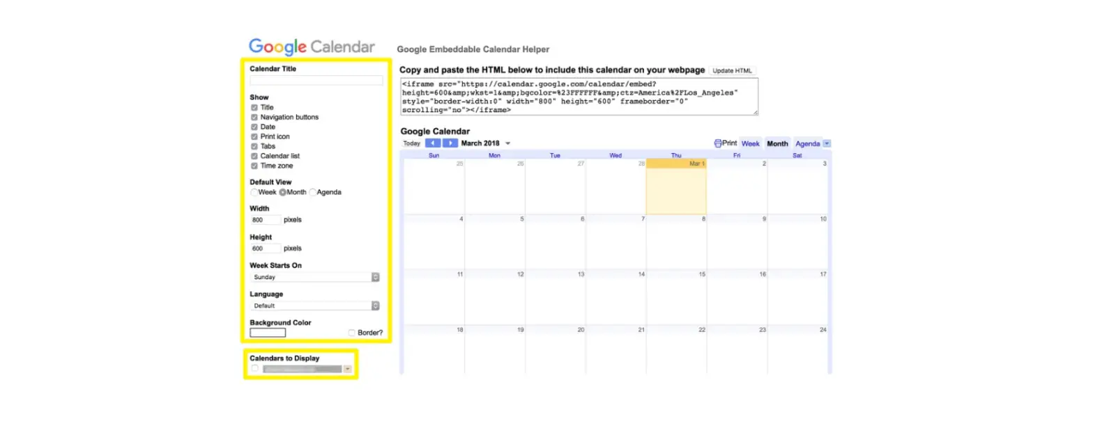 Weebly Embed On Availability Calendar User Manual