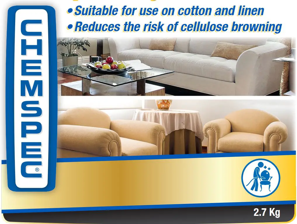 Chemspec Powdered Cotton Upholstery Cleaner Instruction Manual