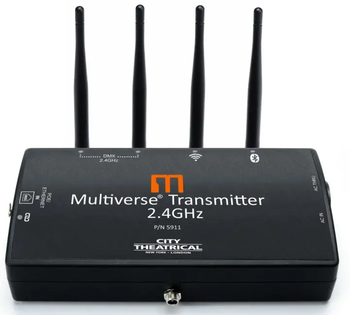 CITY THEATRICAL 5911 Multiverse Transmitter 2.4GHz -