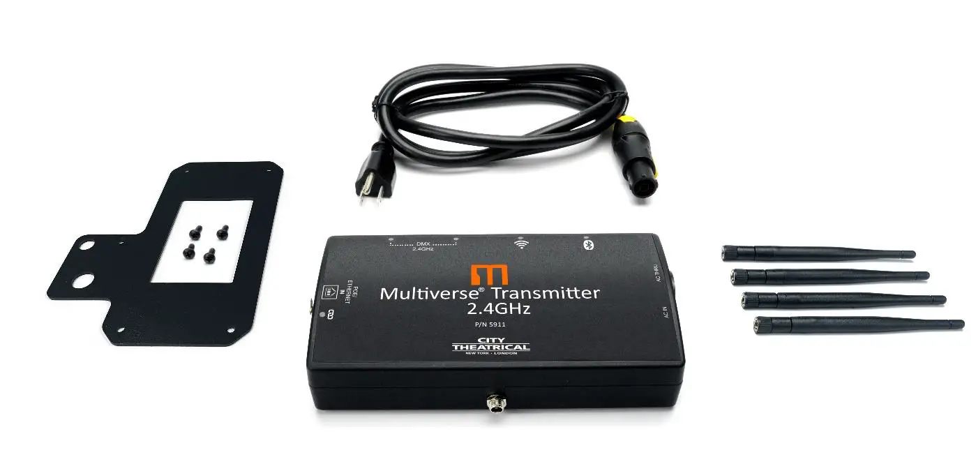 CITY THEATRICAL 5911 Multiverse Transmitter 2.4GHz - FIg1