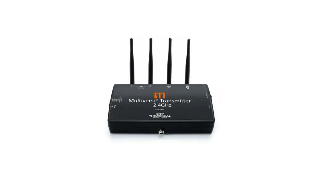City Theatrical 5911 Multiverse Transmitter 2.4ghz User Manual City Theatrical 5911 Multiverse Transmitter 2.4ghz User Manual