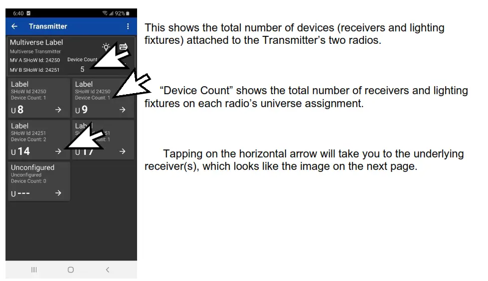CITY THEATRICAL 5911 Multiverse Transmitter 2.4GHz - Fig8