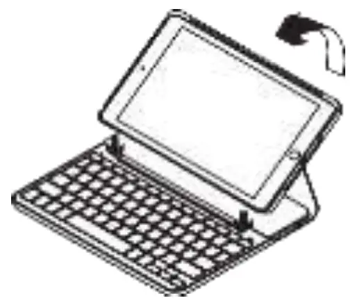logitech 920-009469 Slim Folio Case with Integrated Bluetooth Keyboard - Fig 5