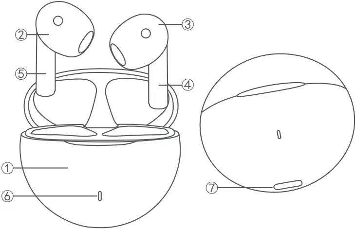 MINISO S89 Macaron Half In Ear TWS Earphones A01