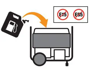 CHAMPION 100592V 6250W Dual Fuel Generator User Guide - add fuel