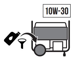CHAMPION 100592V 6250W Dual Fuel Generator User Guide - add oil