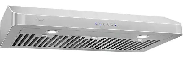 THE HOME DEPOT RH-R06-36 36 Inch 900 CFM Ducted Under Cabinet Range Hood