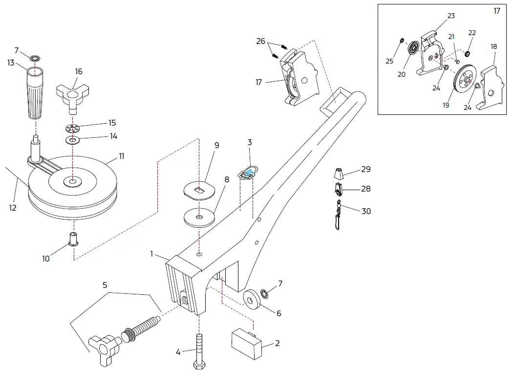 CANNON-1901200-Mini-Troll-Manual-Downrigger-fig 4