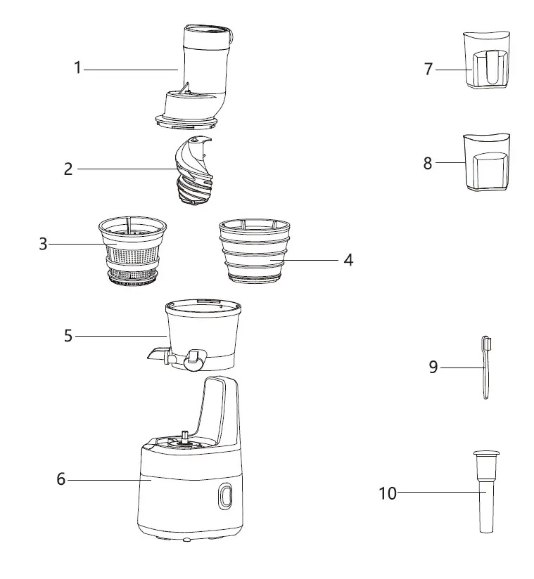 Taylor-Swoden-300101LHW-Slow-Juicer-Instruction-FIG-1