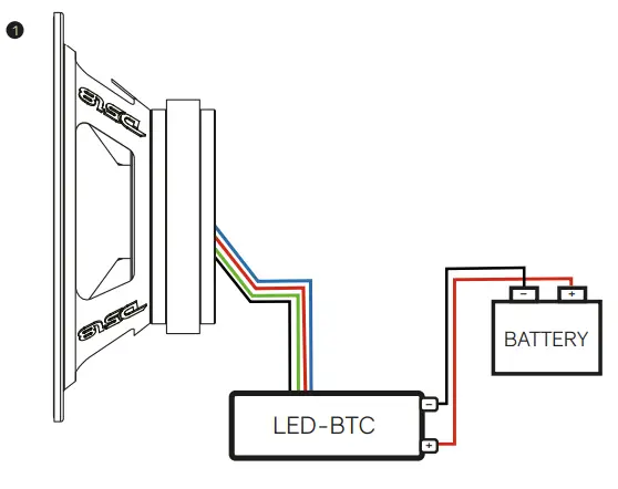 DS18 PRO X8 4RGBCAP 8 Inch MIDRange Loudspeaker with RGB LED Dust Cap- fig3