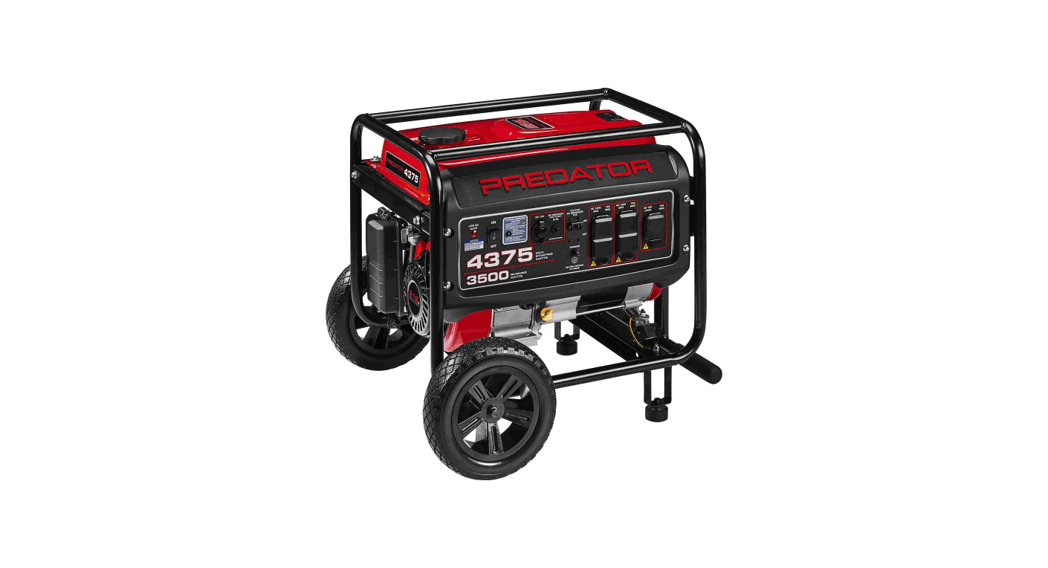 Predator 3500 Running Watts, 4375 Max Starting Watts User Guide