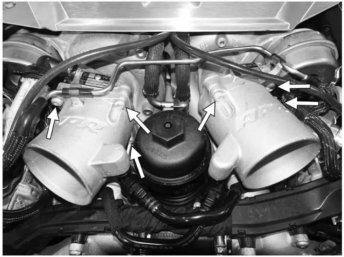 CI100050 APR C8 RS6 RS7 Carbon Fiber Intake - overview 10