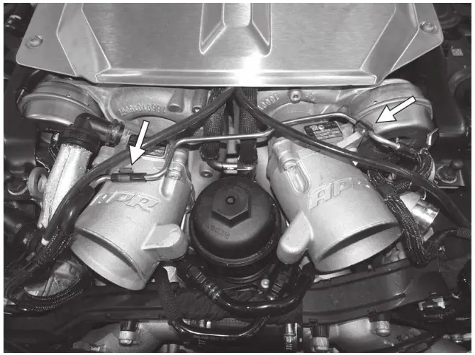 CI100050 APR C8 RS6 RS7 Carbon Fiber Intake - overview 12