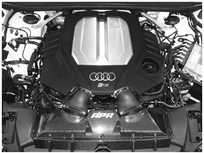 CI100050 APR C8 RS6 RS7 Carbon Fiber Intake - overview 19