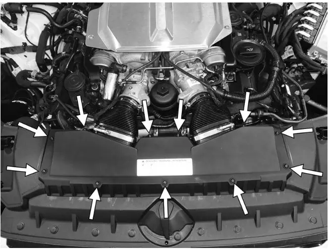 CI100050 APR C8 RS6 RS7 Carbon Fiber Intake - overview 2