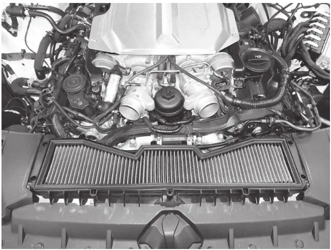 CI100050 APR C8 RS6 RS7 Carbon Fiber Intake - overview 5