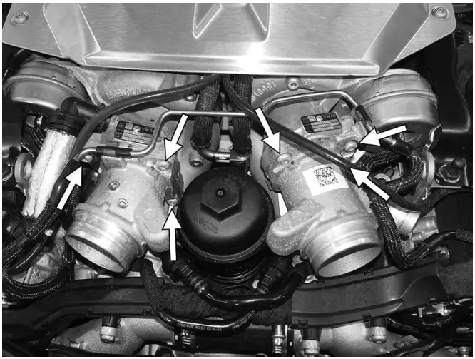 CI100050 APR C8 RS6 RS7 Carbon Fiber Intake - overview 8