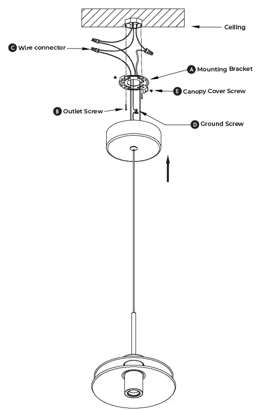 VONN-VAP2311-7-Inch-1-Light-Integrated-LED-Black-Pendant-Lighting-Fixture-FIG-4