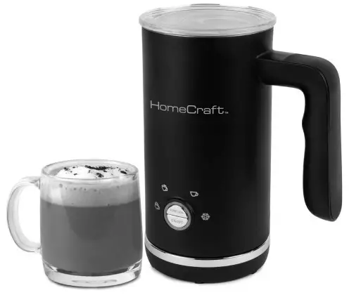 nostalgia HomeCraft HCMF4BK 4-in-1 Milk Frother -
