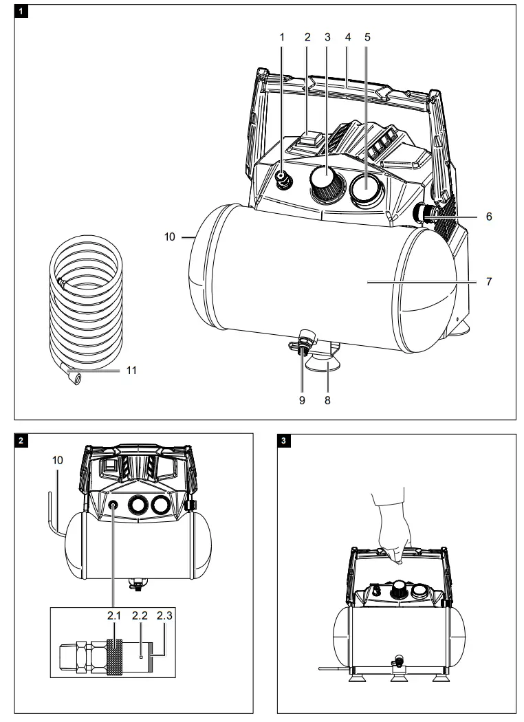 scheppach HC06 Compressor - Fig1