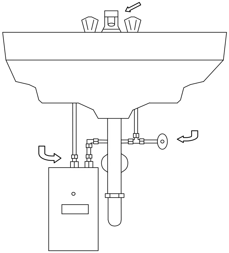 WHITE ES-3000-1-S-10 Electric Instantaneous Tankless Water Heater