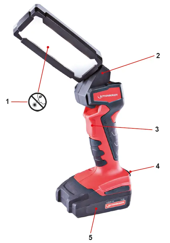 ROTHENBERGER RO FL180 Charger and Battery 1