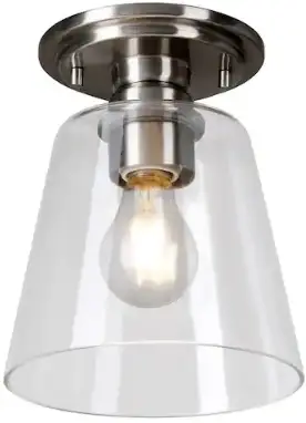 Luminosa-LT1042-7-Inch-1-Light-Brushed-Nickel-Flush-Mount-product