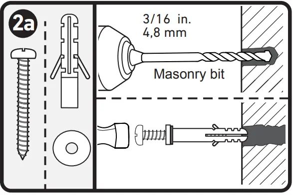 Good Earth Lighting SE1216 BRS 02LF4 G IP65 2 Head Battery Operated LED 400 Lumen Security Light - fig