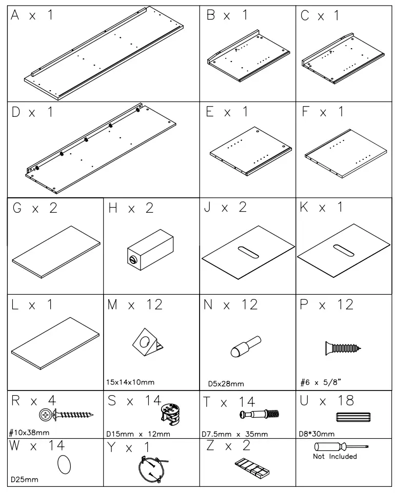 ASHLEY W27565 Arlenbry 70 Inch TV Stand - Fig