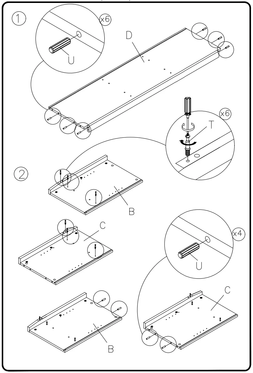 ASHLEY W27565 Arlenbry 70 Inch TV Stand - Fig1