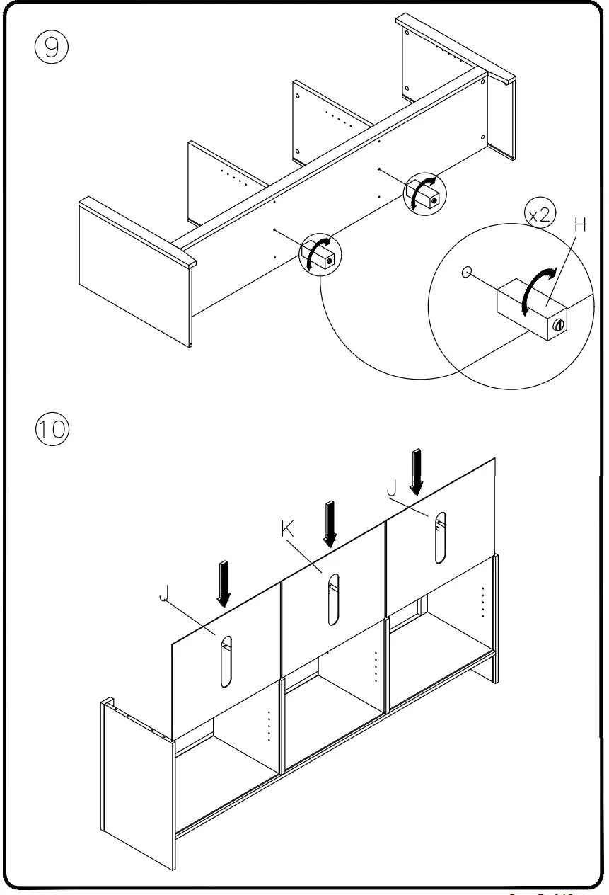 ASHLEY W27565 Arlenbry 70 Inch TV Stand - Fig5