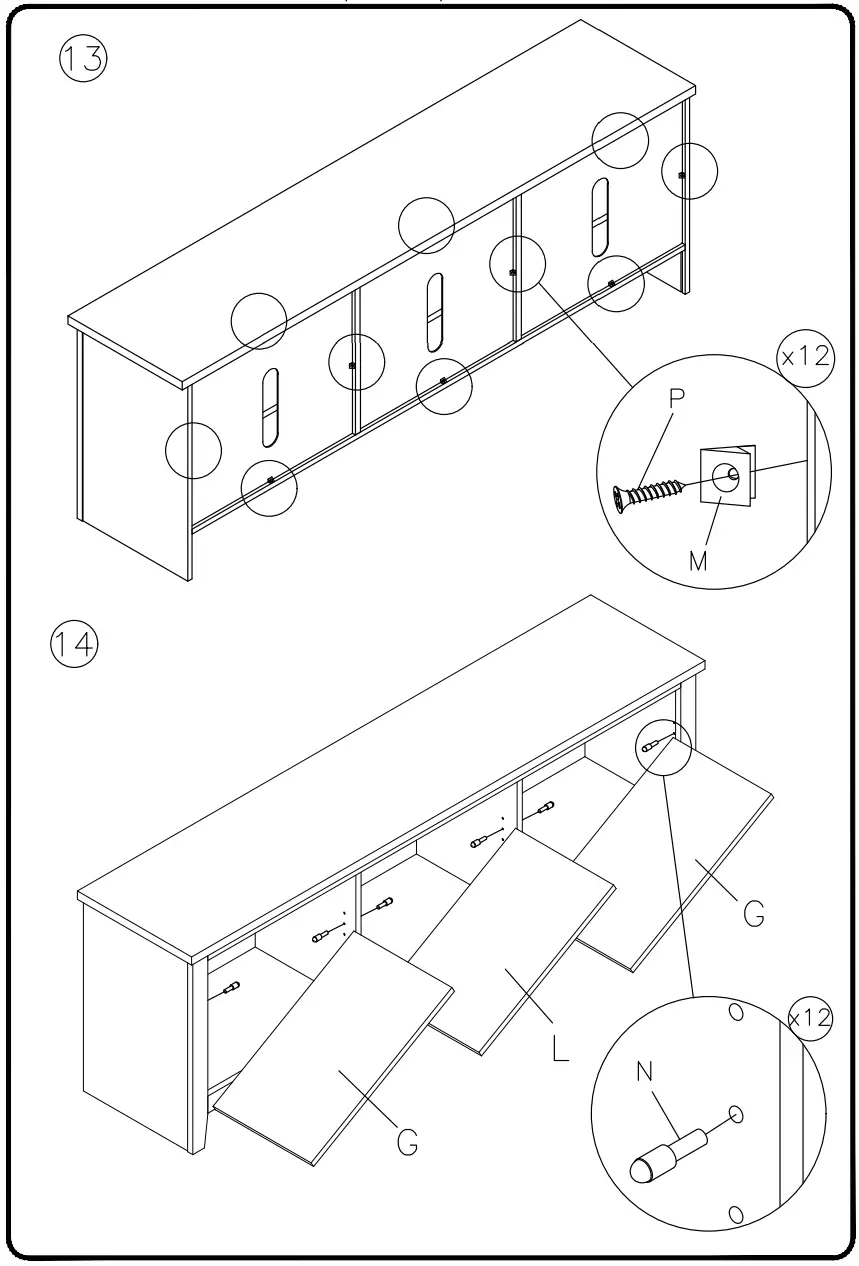 ASHLEY W27565 Arlenbry 70 Inch TV Stand - Fig7