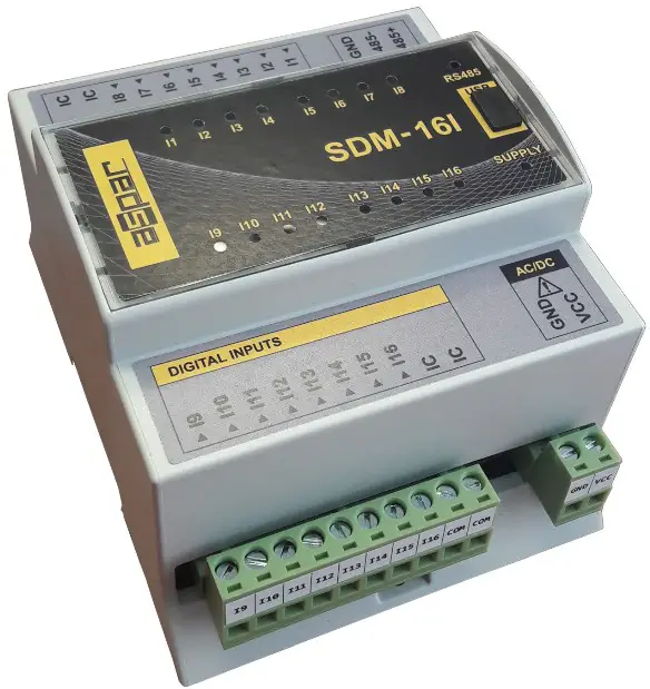aspar SDM 16I 16 Digital Inputs Expansion Module - cover