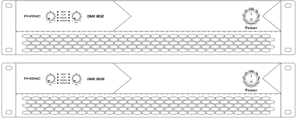 PHONIC DMX802 Power Amplifier