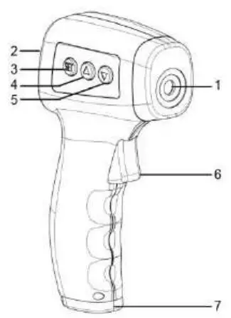 MAIYAN Non-contact thermometer HX-YL001 - Thermometer site description
