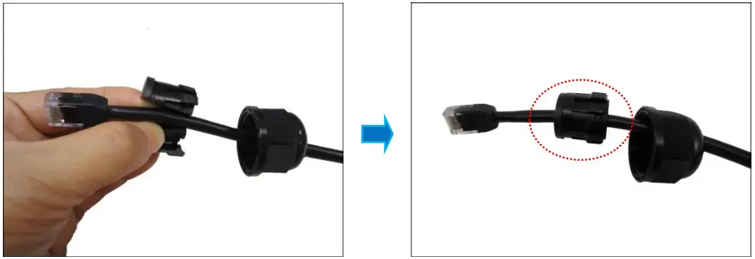 ACTi B78 Outdoor Hemispheric Dome - Installing the Camera on a Surface 11