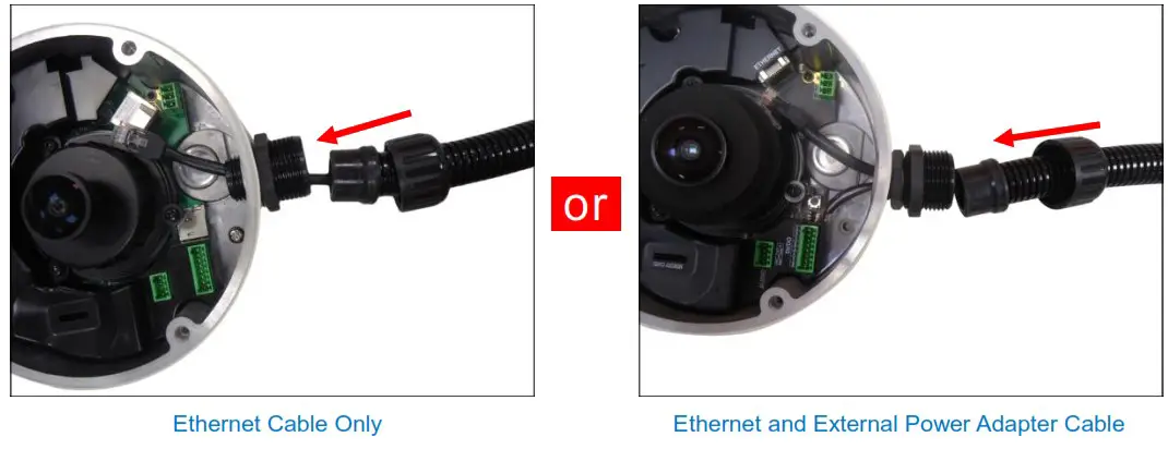 ACTi B78 Outdoor Hemispheric Dome - Installing the Camera on a Surface 20