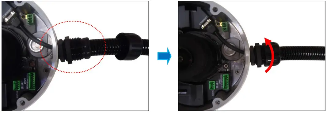 ACTi B78 Outdoor Hemispheric Dome - Installing the Camera on a Surface 21