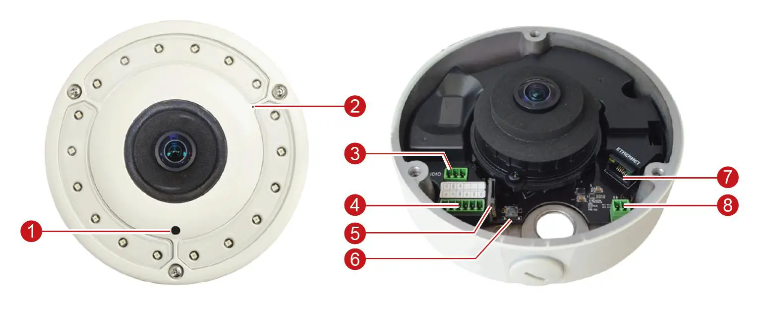 ACTi B78 Outdoor Hemispheric Dome - Physical Description 1