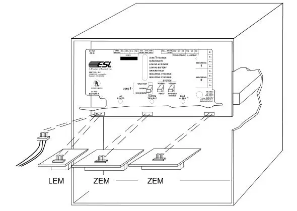 interlogix 1500 Series Fire Alarm Control Panel - Figure 2